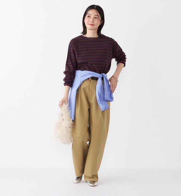 SHIPS Colors 「《一部追加予約》〈洗濯機可能〉コットン レイヤード TEE 3（ロンT）◆」|Tシャツ・カットソー|