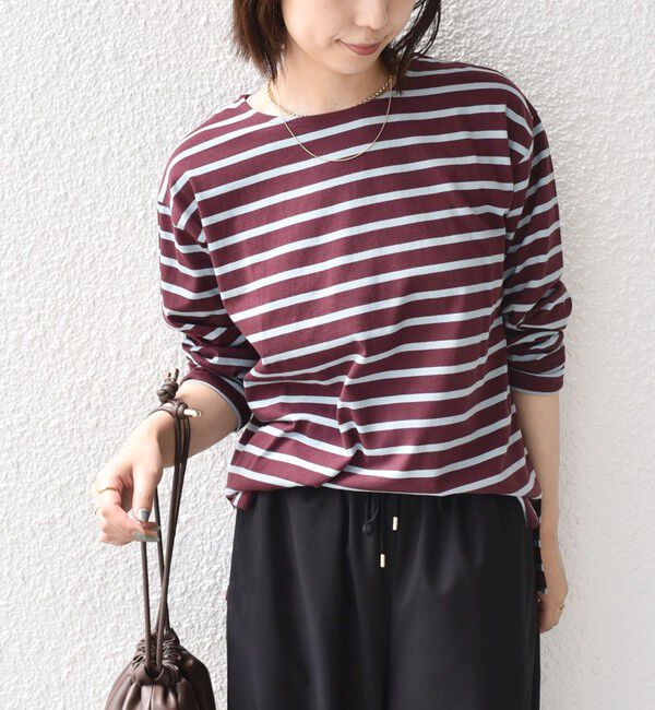 SHIPS Colors 「《一部追加予約》〈洗濯機可能〉コットン レイヤード TEE 3（ロンT）◆」|Tシャツ・カットソー|