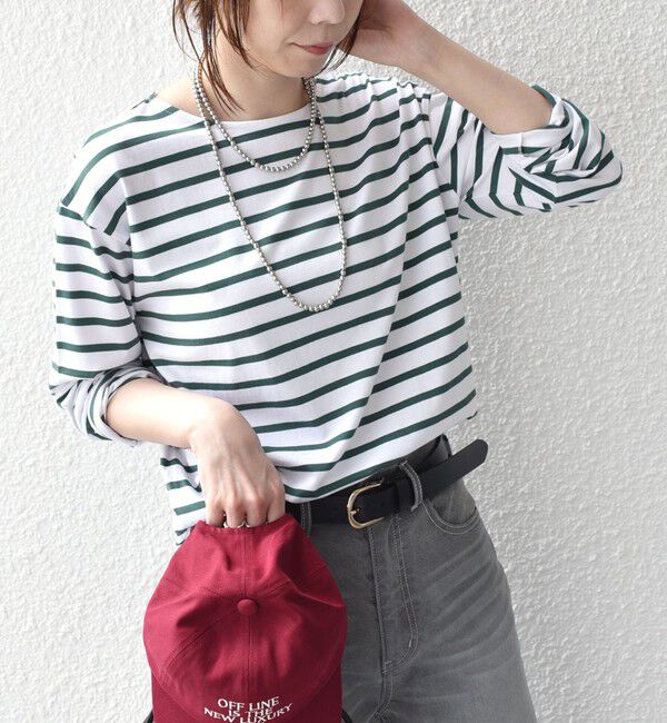 SHIPS Colors 「《一部追加予約》〈洗濯機可能〉コットン レイヤード TEE 3（ロンT）◆」|Tシャツ・カットソー|