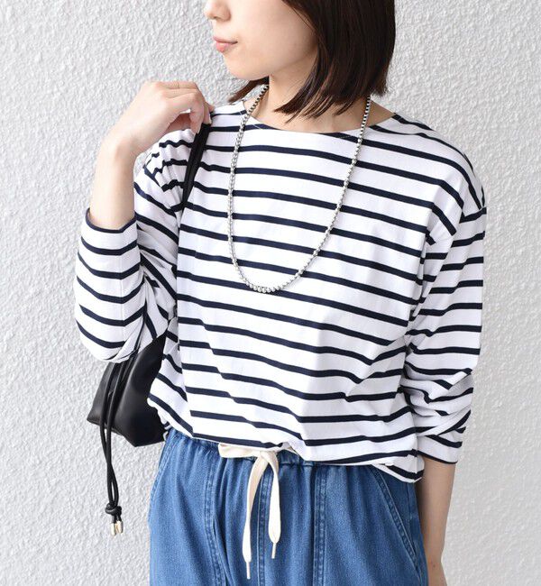 SHIPS Colors 「《一部追加予約》〈洗濯機可能〉コットン レイヤード TEE 3（ロンT）◆」|Tシャツ・カットソー|