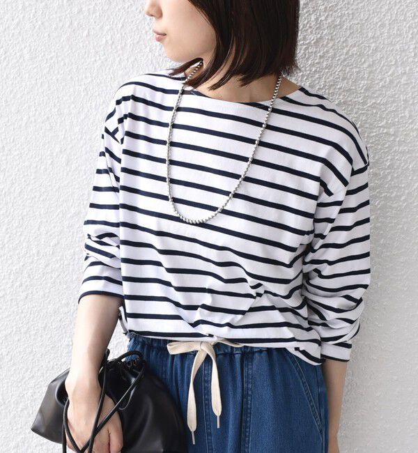 SHIPS Colors 「《一部追加予約》〈洗濯機可能〉コットン レイヤード TEE 3（ロンT）◆」|Tシャツ・カットソー|