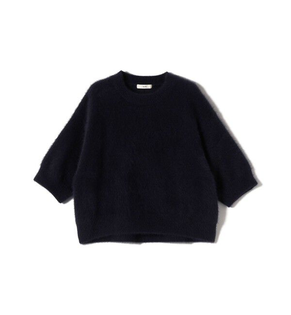 SHIPS for women「《予約》杢 フォックス カシミヤ 半袖 プルオーバー」|ニット・セーター|