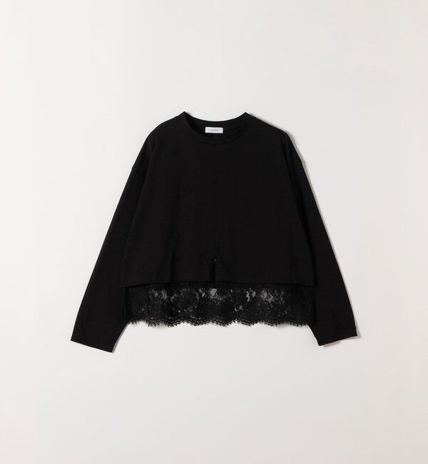 SHIPS any「〈洗濯機可能〉ジップ レース ヘム ロングスリーブ TEE」|Tシャツ・カットソー|