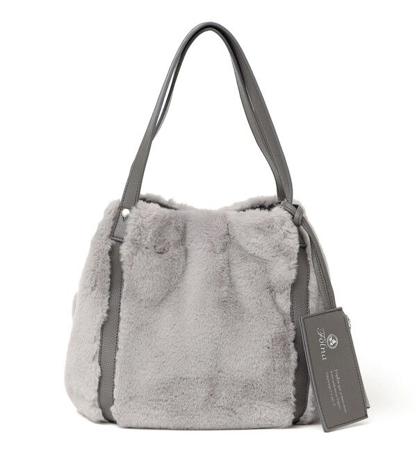 SHIPS any「【SHIPS any別注】Folna: 2WAY フェイクファー バッグ 26AW」|トートバッグ|