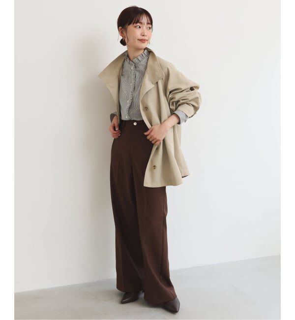 SLOBE IENA「《追加》撥水テントラインコート」|その他|