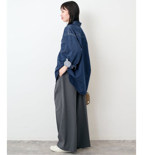 SLOBE IENA「《WEB限定/追加》LE DENIM BDUデニムシャツ」|シャツ・ブラウス|