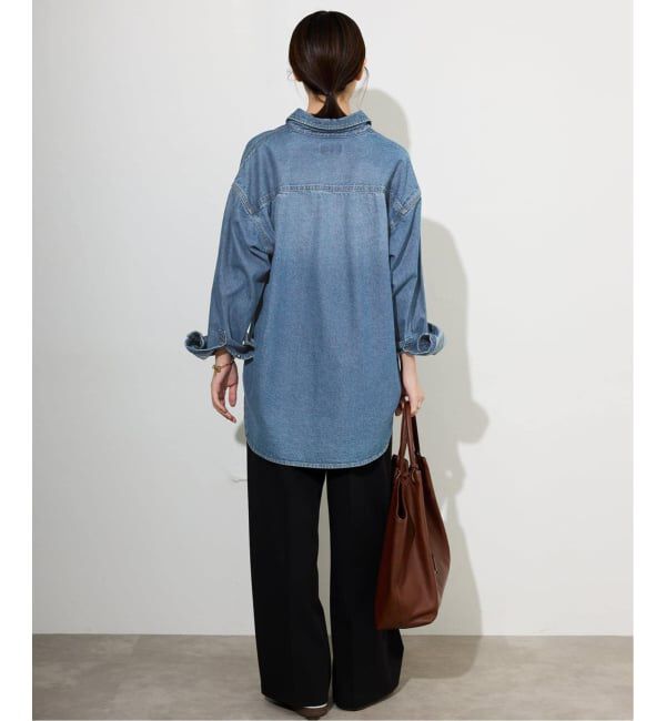 SLOBE IENA「《WEB限定/追加》LE DENIM BDUデニムシャツ」|シャツ・ブラウス|