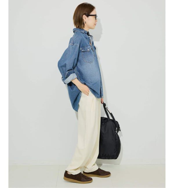 SLOBE IENA「《WEB限定/追加》LE DENIM BDUデニムシャツ」|シャツ・ブラウス|