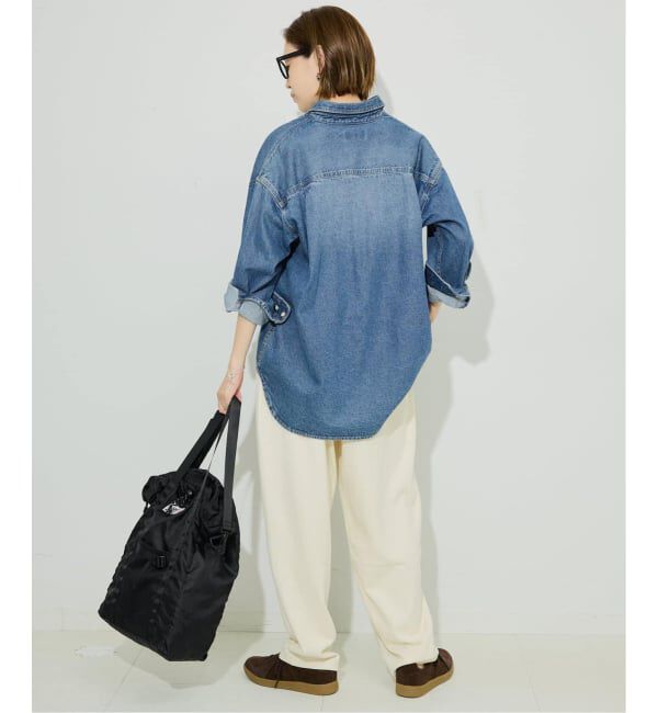 SLOBE IENA「《WEB限定/追加》LE DENIM BDUデニムシャツ」|シャツ・ブラウス|