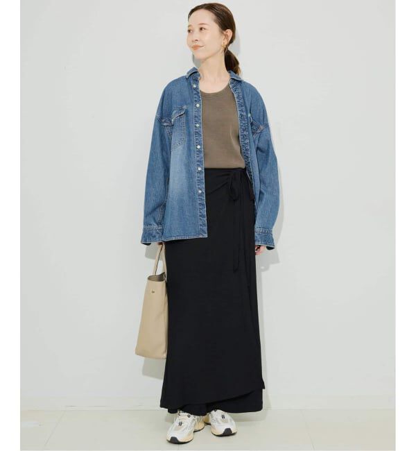 SLOBE IENA「《WEB限定/追加》LE DENIM BDUデニムシャツ」|シャツ・ブラウス|