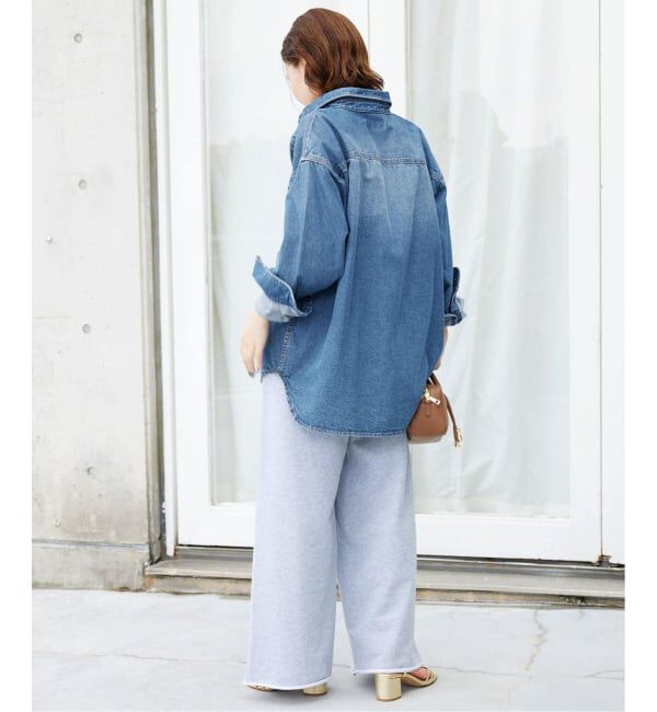 SLOBE IENA「《WEB限定/追加》LE DENIM BDUデニムシャツ」|シャツ・ブラウス|