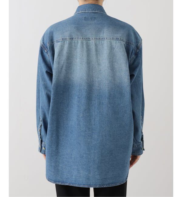 SLOBE IENA「《WEB限定/追加》LE DENIM BDUデニムシャツ」|シャツ・ブラウス|