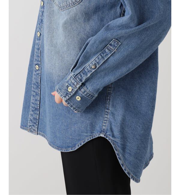 SLOBE IENA「《WEB限定/追加》LE DENIM BDUデニムシャツ」|シャツ・ブラウス|