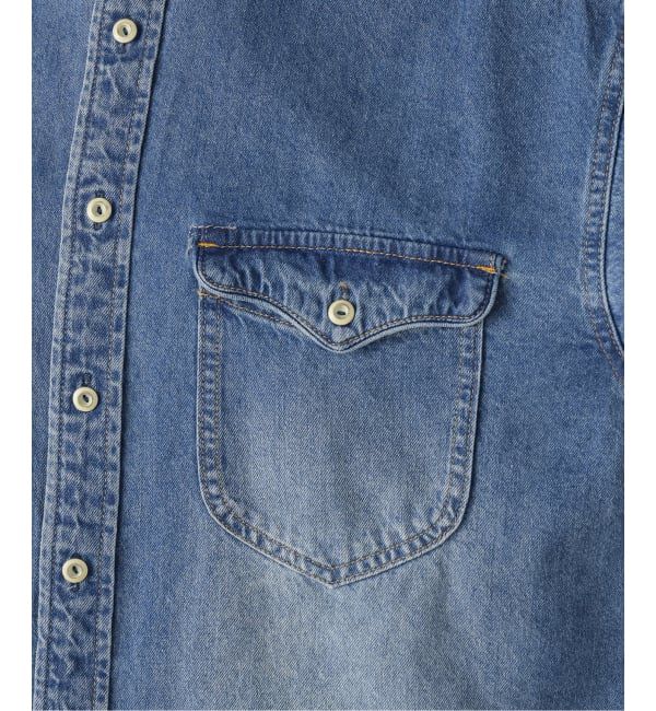 SLOBE IENA「《WEB限定/追加》LE DENIM BDUデニムシャツ」|シャツ・ブラウス|