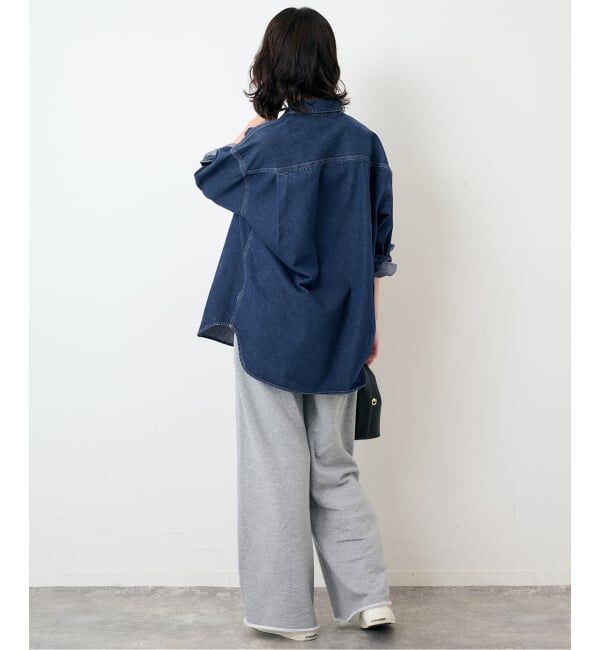 SLOBE IENA「《WEB限定/追加》LE DENIM BDUデニムシャツ」|シャツ・ブラウス|