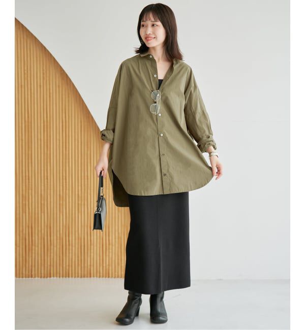 SLOBE IENA「《WEB限定/追加2》オーバーサイズシャツ」|シャツ・ブラウス|