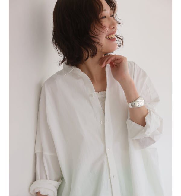 SLOBE IENA「《WEB限定/追加2》オーバーサイズシャツ」|シャツ・ブラウス|