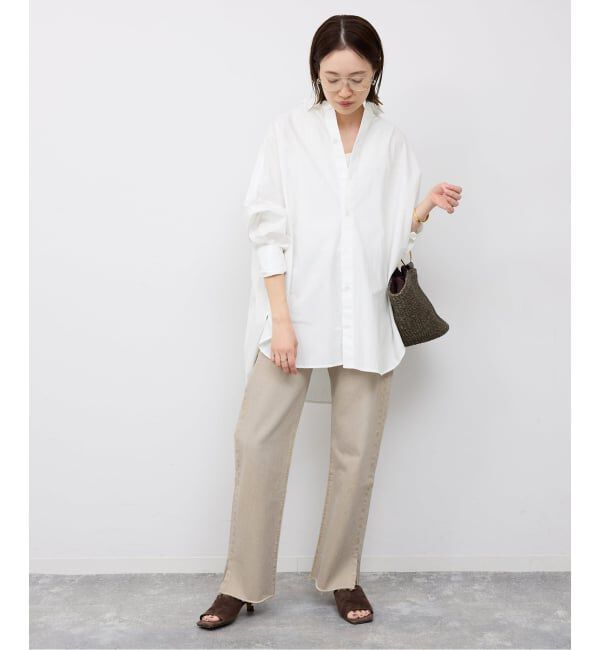 SLOBE IENA「《WEB限定/追加2》オーバーサイズシャツ」|シャツ・ブラウス|