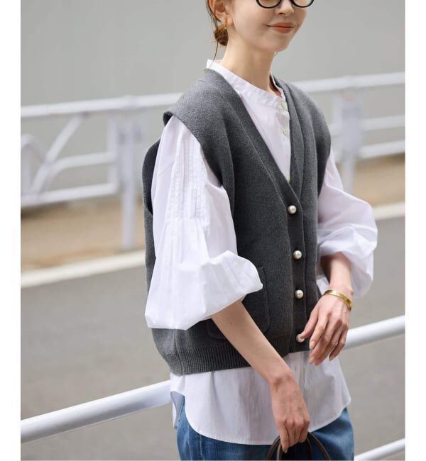 SLOBE IENA「《WEB限定/追加2予約》ピンタックバルーンスリーブブラウス」|シャツ・ブラウス|