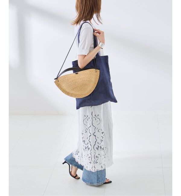 journal standard L'essage「《追加》Uhr/ウーア Crush Satin Tote トートバッグ」|トートバッグ|