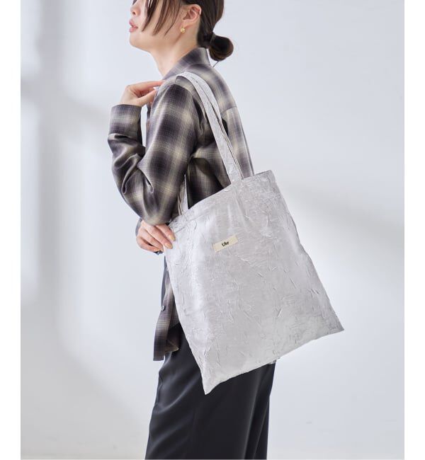 journal standard L'essage「《追加》Uhr/ウーア Crush Satin Tote トートバッグ」|トートバッグ|