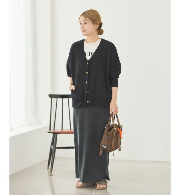 JOURNAL STANDARD「《WEB限定》ウォッシャブルTEXBRID Vネックカーディガン」|カーディガン|