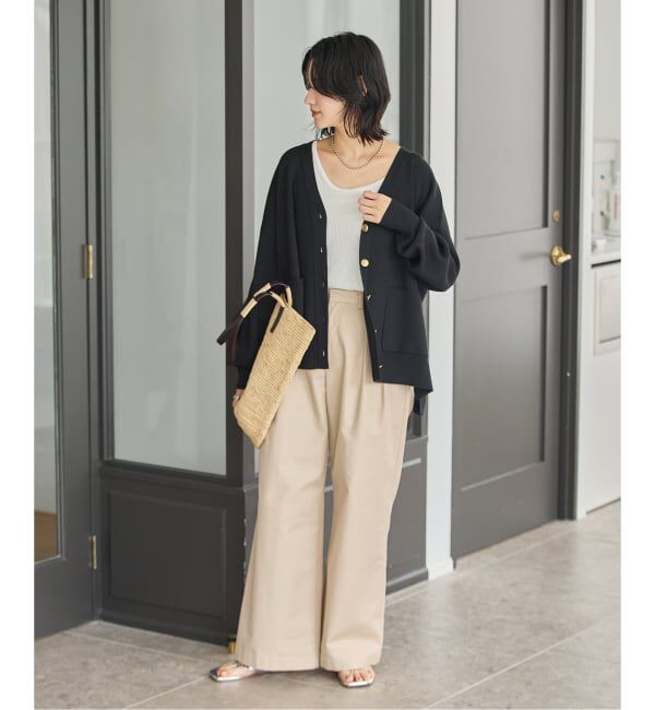 JOURNAL STANDARD「《WEB限定》ウォッシャブルTEXBRID Vネックカーディガン」|カーディガン|