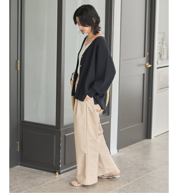 JOURNAL STANDARD「《WEB限定》ウォッシャブルTEXBRID Vネックカーディガン」|カーディガン|
