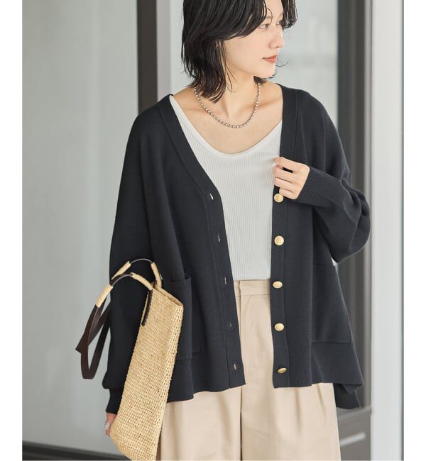 JOURNAL STANDARD「《WEB限定》ウォッシャブルTEXBRID Vネックカーディガン」|カーディガン|