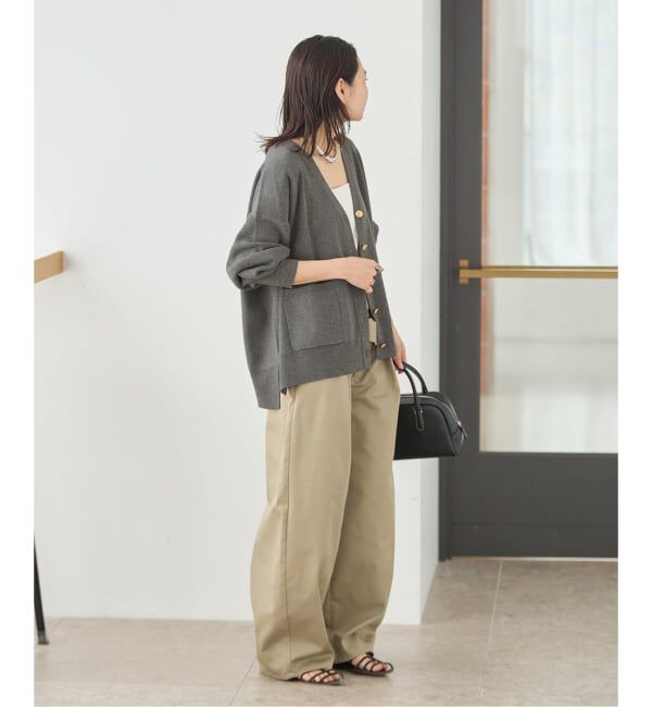 JOURNAL STANDARD「《WEB限定》ウォッシャブルTEXBRID Vネックカーディガン」|カーディガン|