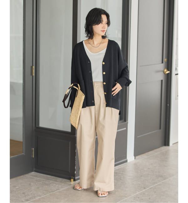JOURNAL STANDARD「《WEB限定》ウォッシャブルTEXBRID Vネックカーディガン」|カーディガン|