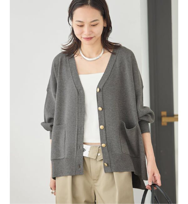 JOURNAL STANDARD「《WEB限定》ウォッシャブルTEXBRID Vネックカーディガン」|カーディガン|