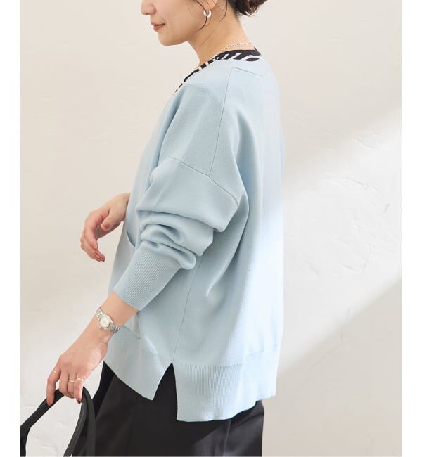 JOURNAL STANDARD「《WEB限定》ウォッシャブルTEXBRID Vネックカーディガン」|カーディガン|