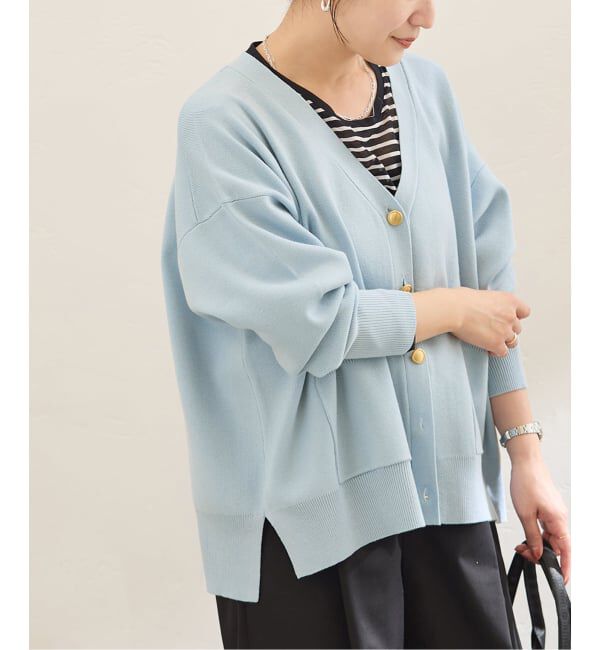 JOURNAL STANDARD「《WEB限定》ウォッシャブルTEXBRID Vネックカーディガン」|カーディガン|