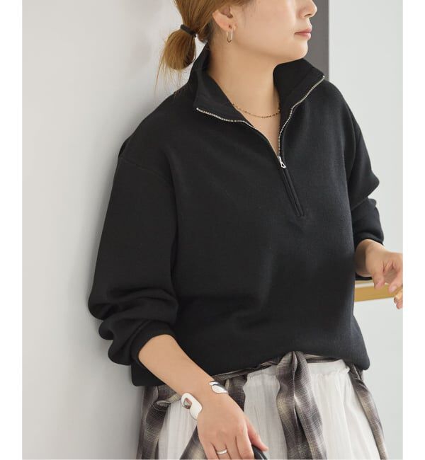 JOURNAL STANDARD「《WEB限定》ウォッシャブルTEXBRID ハーフZIP」|ニット・セーター|