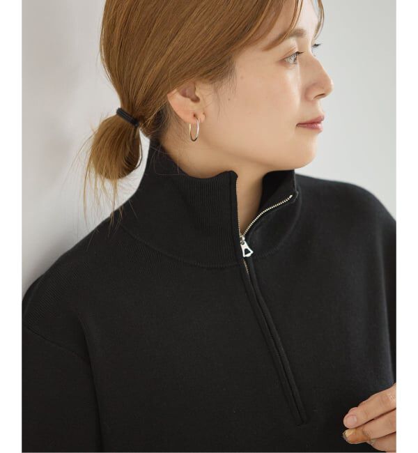 JOURNAL STANDARD「《WEB限定》ウォッシャブルTEXBRID ハーフZIP」|ニット・セーター|