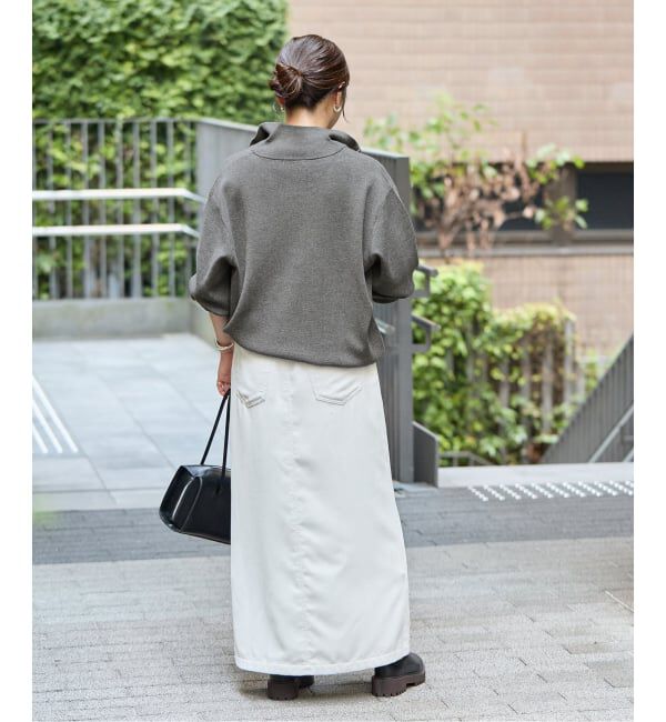 JOURNAL STANDARD「《WEB限定》ウォッシャブルTEXBRID ハーフZIP」|ニット・セーター|