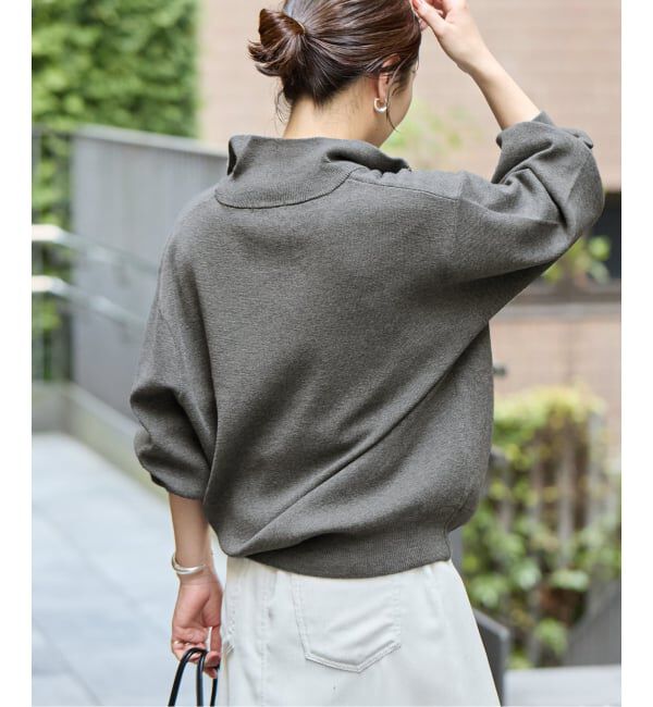 JOURNAL STANDARD「《WEB限定》ウォッシャブルTEXBRID ハーフZIP」|ニット・セーター|