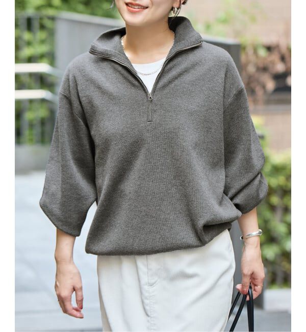 JOURNAL STANDARD「《WEB限定》ウォッシャブルTEXBRID ハーフZIP」|ニット・セーター|