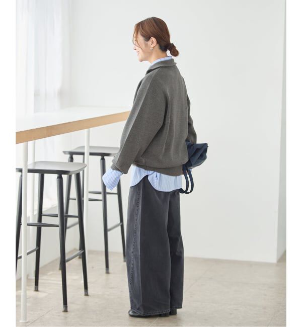 JOURNAL STANDARD「《WEB限定》ウォッシャブルTEXBRID ハーフZIP」|ニット・セーター|