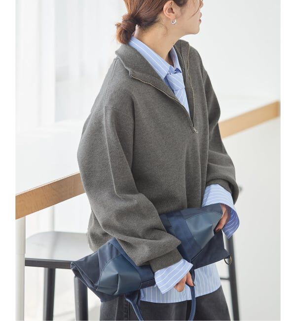 JOURNAL STANDARD「《WEB限定》ウォッシャブルTEXBRID ハーフZIP」|ニット・セーター|
