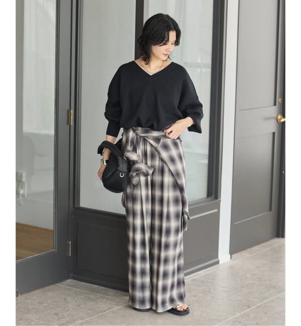 JOURNAL STANDARD「《新色あり/WEB限定追加》ウォッシャブルTEXBRID Vプルオーバー」|ニット・セーター|