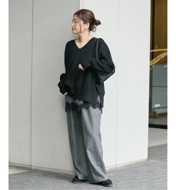 JOURNAL STANDARD「《新色あり/WEB限定追加》ウォッシャブルTEXBRID Vプルオーバー」|ニット・セーター|
