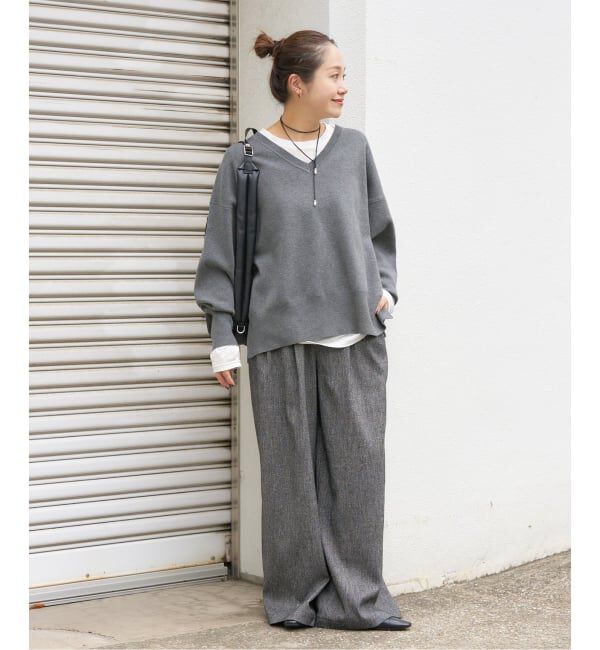JOURNAL STANDARD「《新色あり/WEB限定追加》ウォッシャブルTEXBRID Vプルオーバー」|ニット・セーター|
