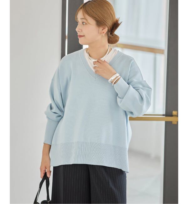 JOURNAL STANDARD「《新色あり/WEB限定追加》ウォッシャブルTEXBRID Vプルオーバー」|ニット・セーター|