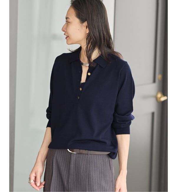 JOURNAL STANDARD「ウォッシャブルウール ポロシャツ」|ニット・セーター|