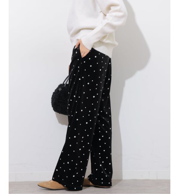 JOURNAL STANDARD relume「《WEB限定追加》小花刺繍ベロアパンツ」|その他|