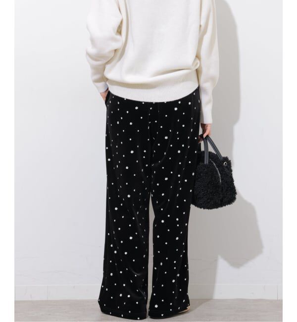 JOURNAL STANDARD relume「《WEB限定追加》小花刺繍ベロアパンツ」|その他|