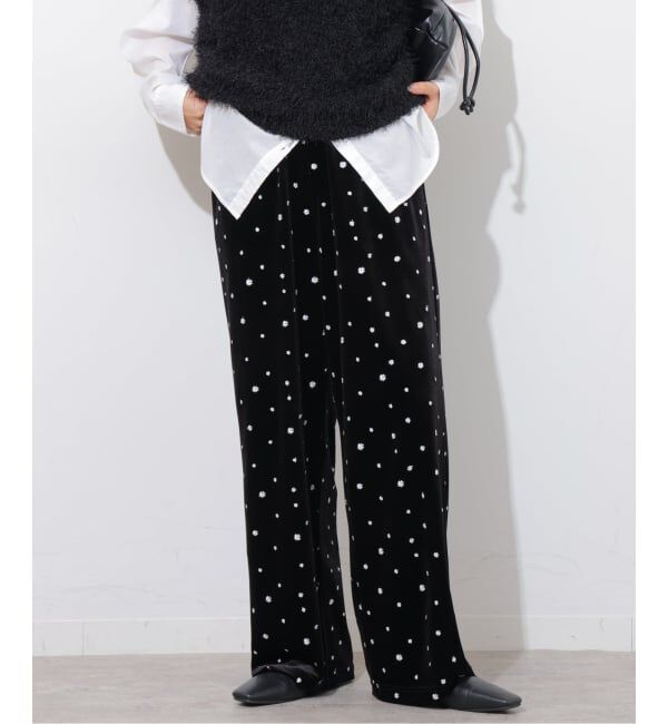 JOURNAL STANDARD relume「《WEB限定追加》小花刺繍ベロアパンツ」|その他|