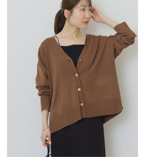 JOURNAL STANDARD relume「［手洗い可］ウォッシャブルメタルボタンVネックカーディガン」|カーディガン|